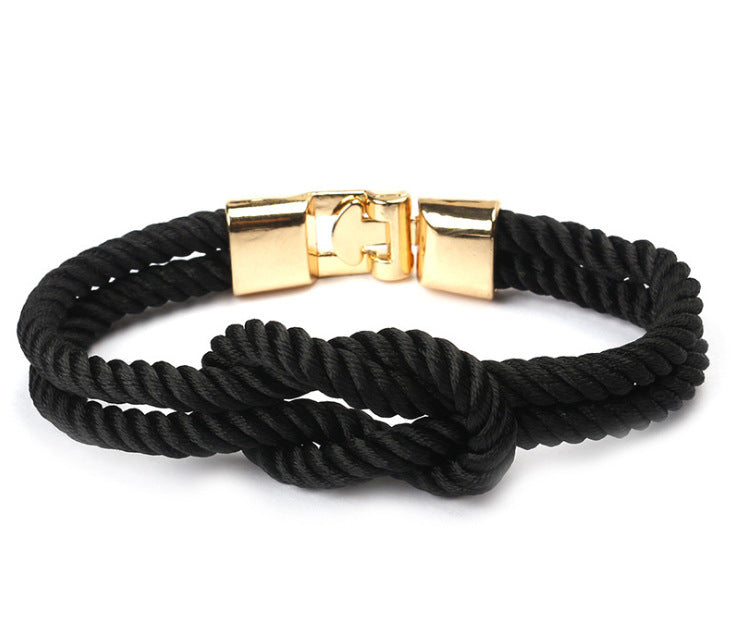 Truelove Knot Couple Bracelet Woven Carrying Strap