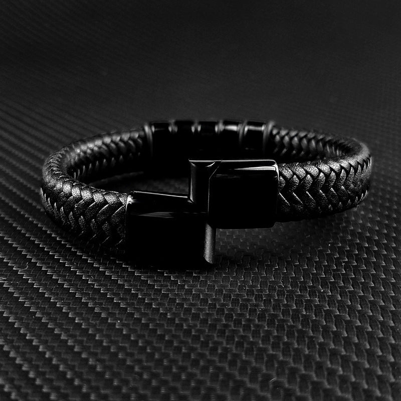 JACOB CUSTOMIZABLE LEATHER BRACELET