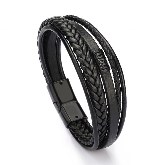 ARES LEATHER BRACELET