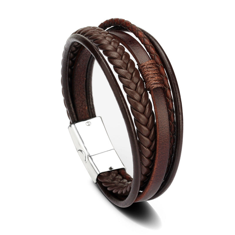 ARES LEATHER BRACELET