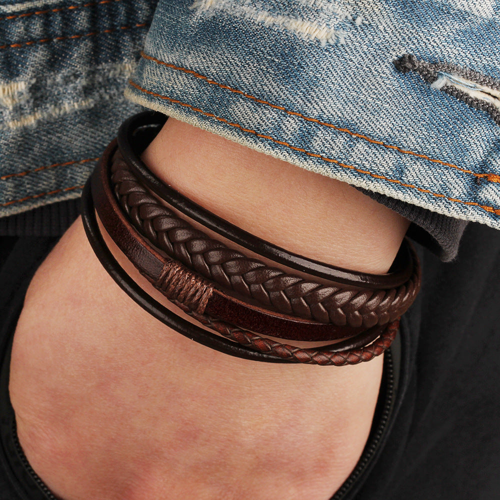 ARES LEATHER BRACELET