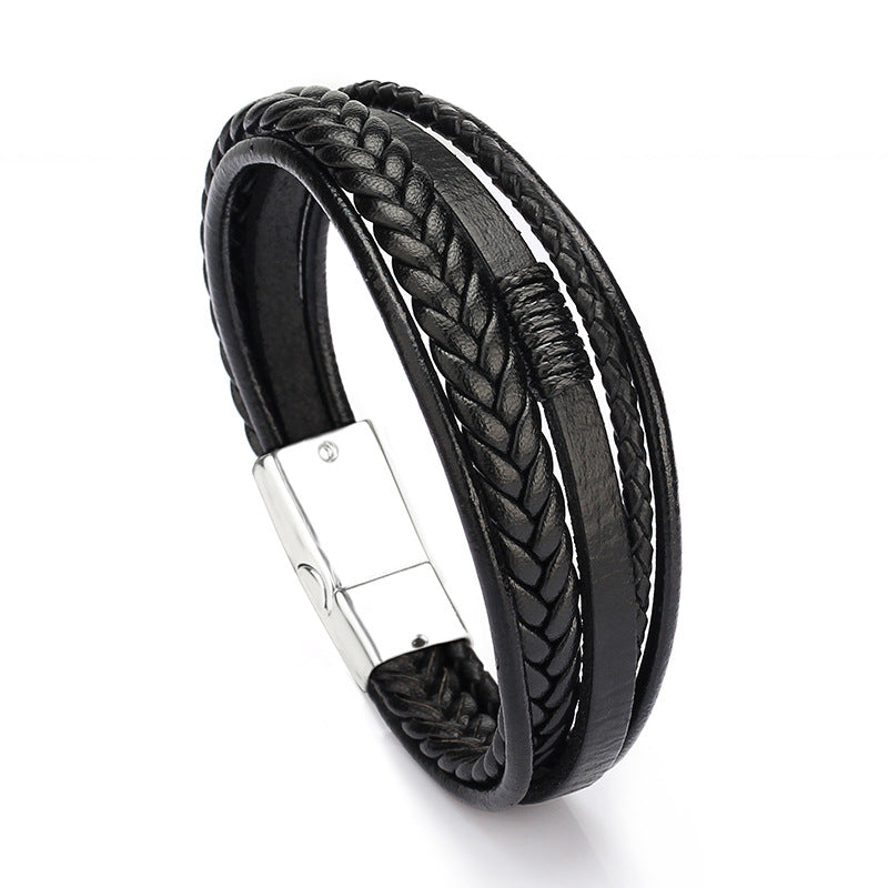 ARES LEATHER BRACELET