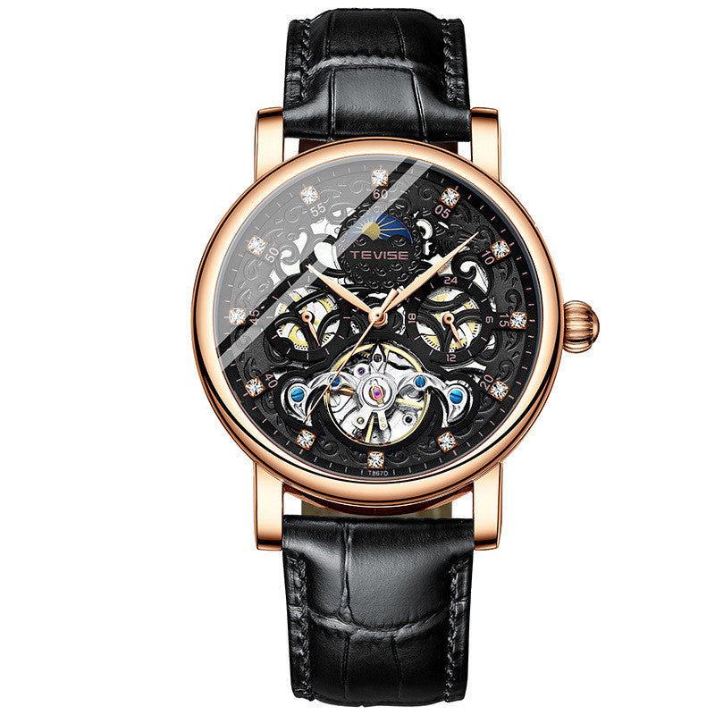 TEVISE MECHANICAL DIAMOND WATCH