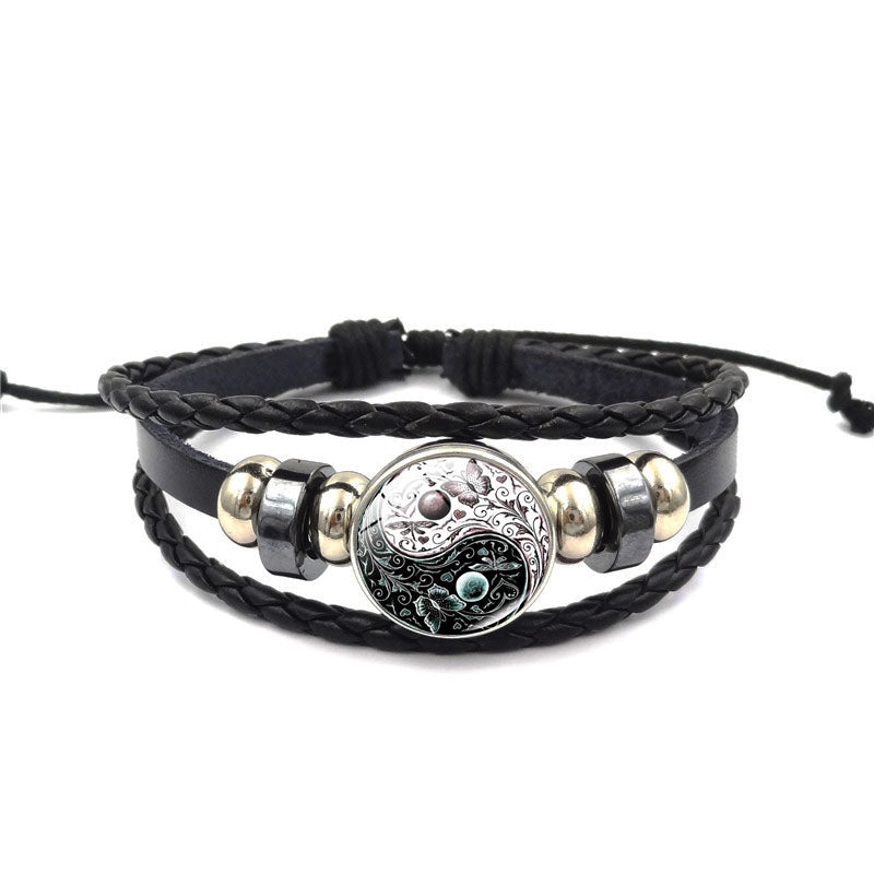 YINYANG LEATHER BRACELET