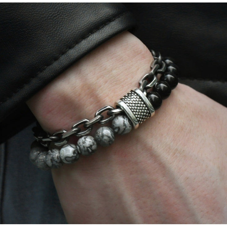 APATE LAYERED MEN'S BRACELET