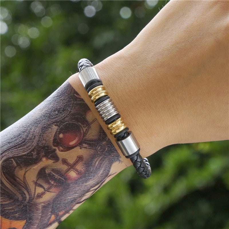 LINCOLN LEATHER BRACELET