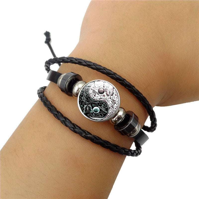 YINYANG LEATHER BRACELET