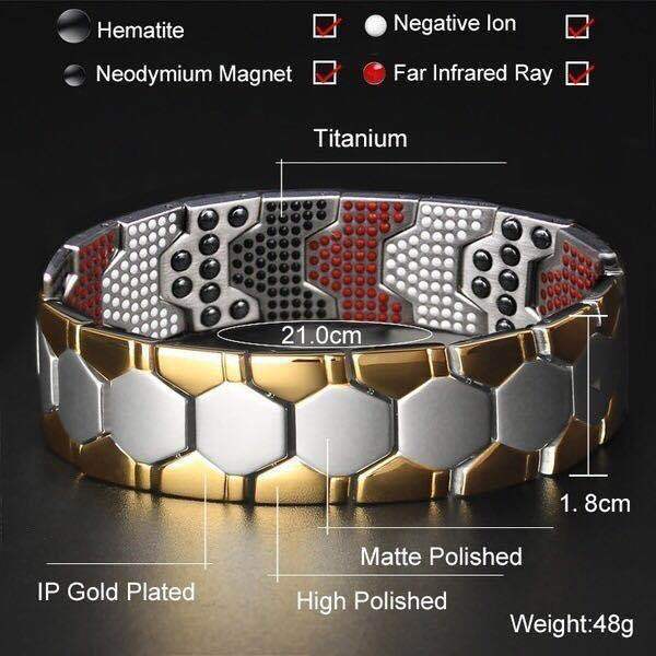 HEX MAGNETIC THERAPY BRACELET FOR MEN