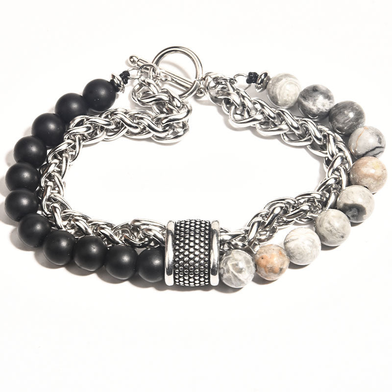 APATE LAYERED MEN'S BRACELET