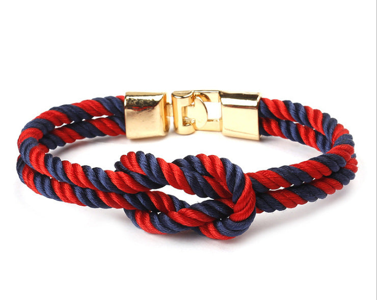 Truelove Knot Couple Bracelet Woven Carrying Strap