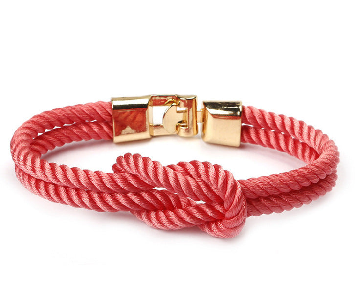 Truelove Knot Couple Bracelet Woven Carrying Strap